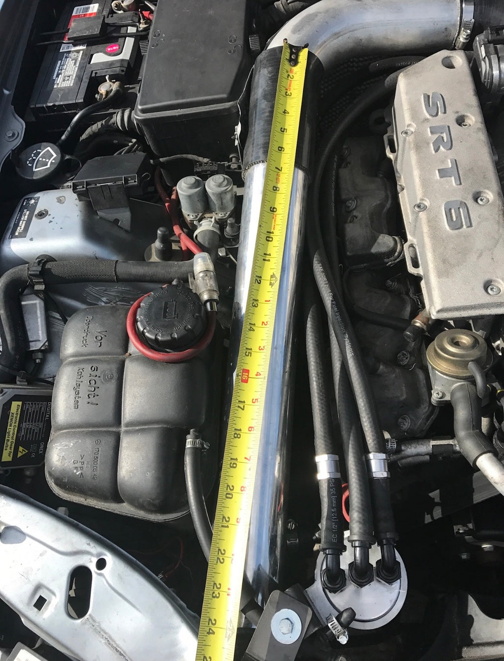 SRT6 CATCH CAN BILLET WITH BILLET BRACKETS